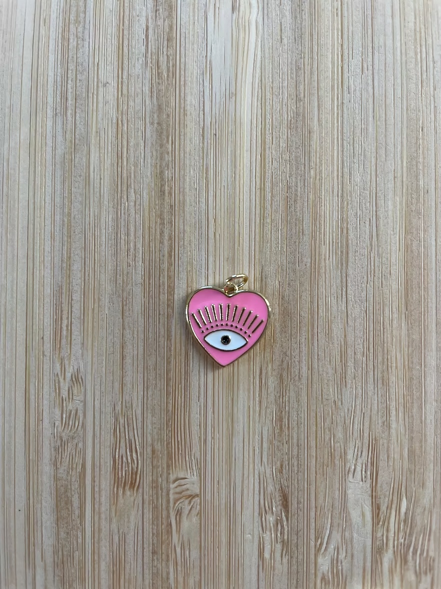 Charm Cœur rose